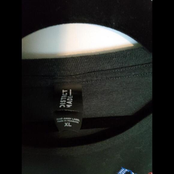 DJG MF Black T-Shirt America Logo Back Print Angel Website Men's XL - Picture 5 of 5